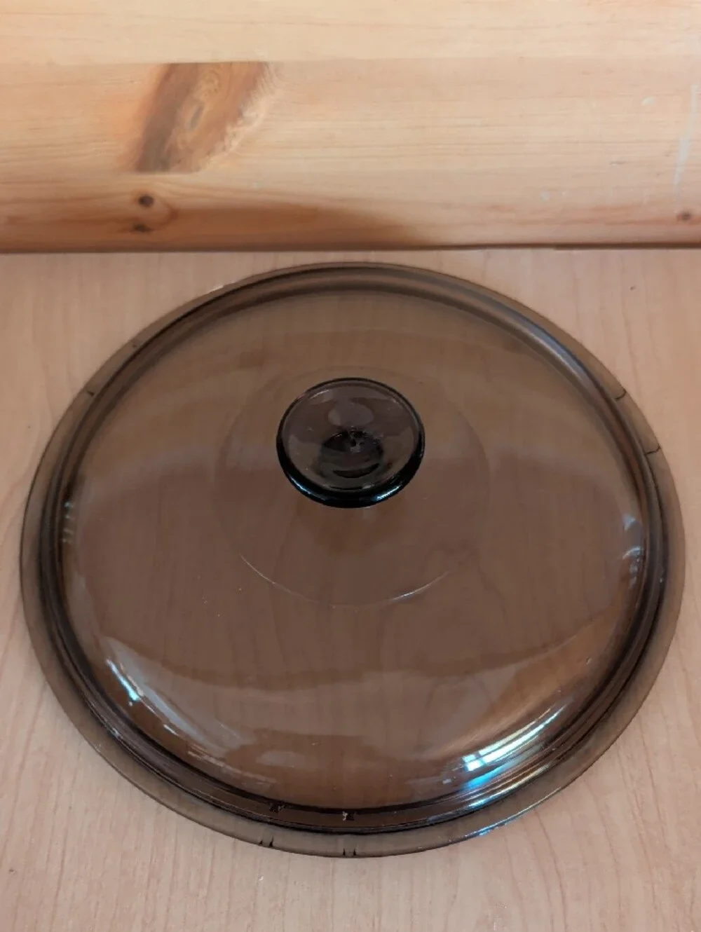 Corningware Vision ,Smoky Brown Glass Skillet with Lid. 🌟🌟🌟